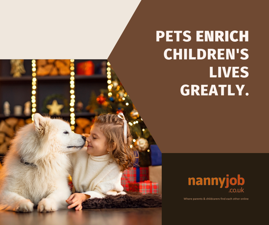 The Benefits of Pets for Children and How Nannies Can Balance Pet Care